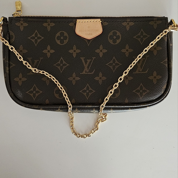 Louis Vuitton LV Monogram Multi Pochette Wristlet/ Small Purse - Picture 11 of 14